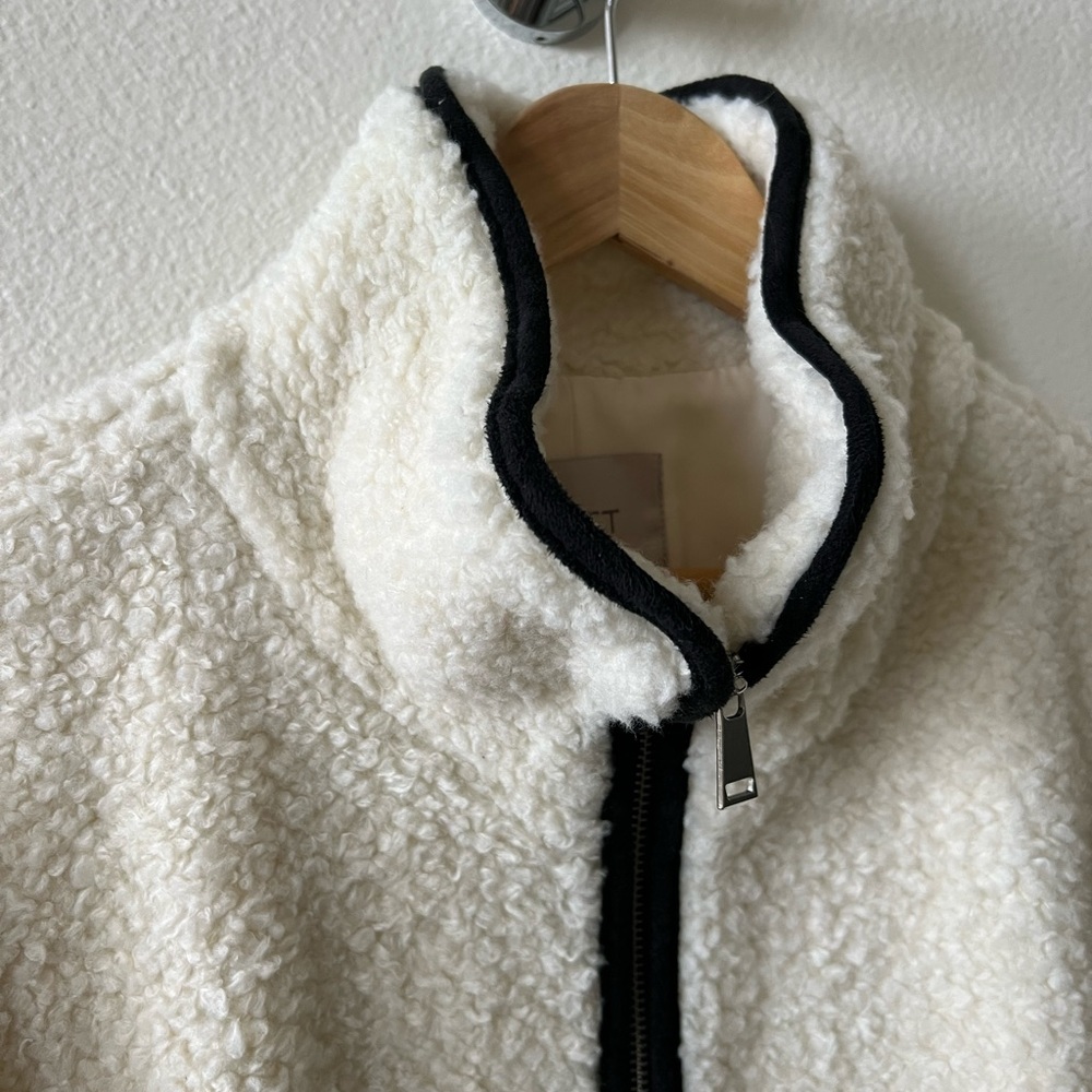 NWOT ~ LOFT Sherpa Coat - Picture 4 of 7